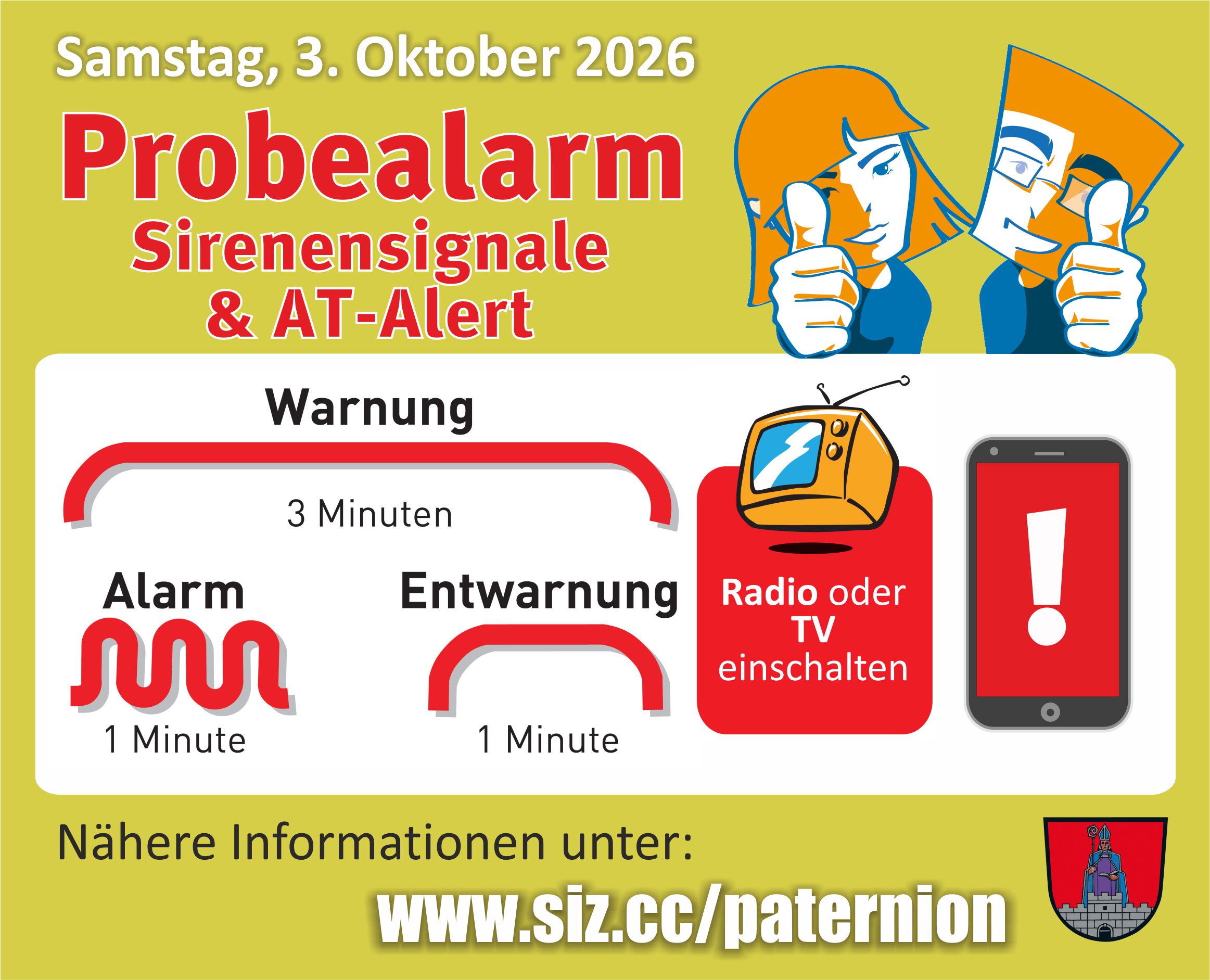 Probealarm Österreich